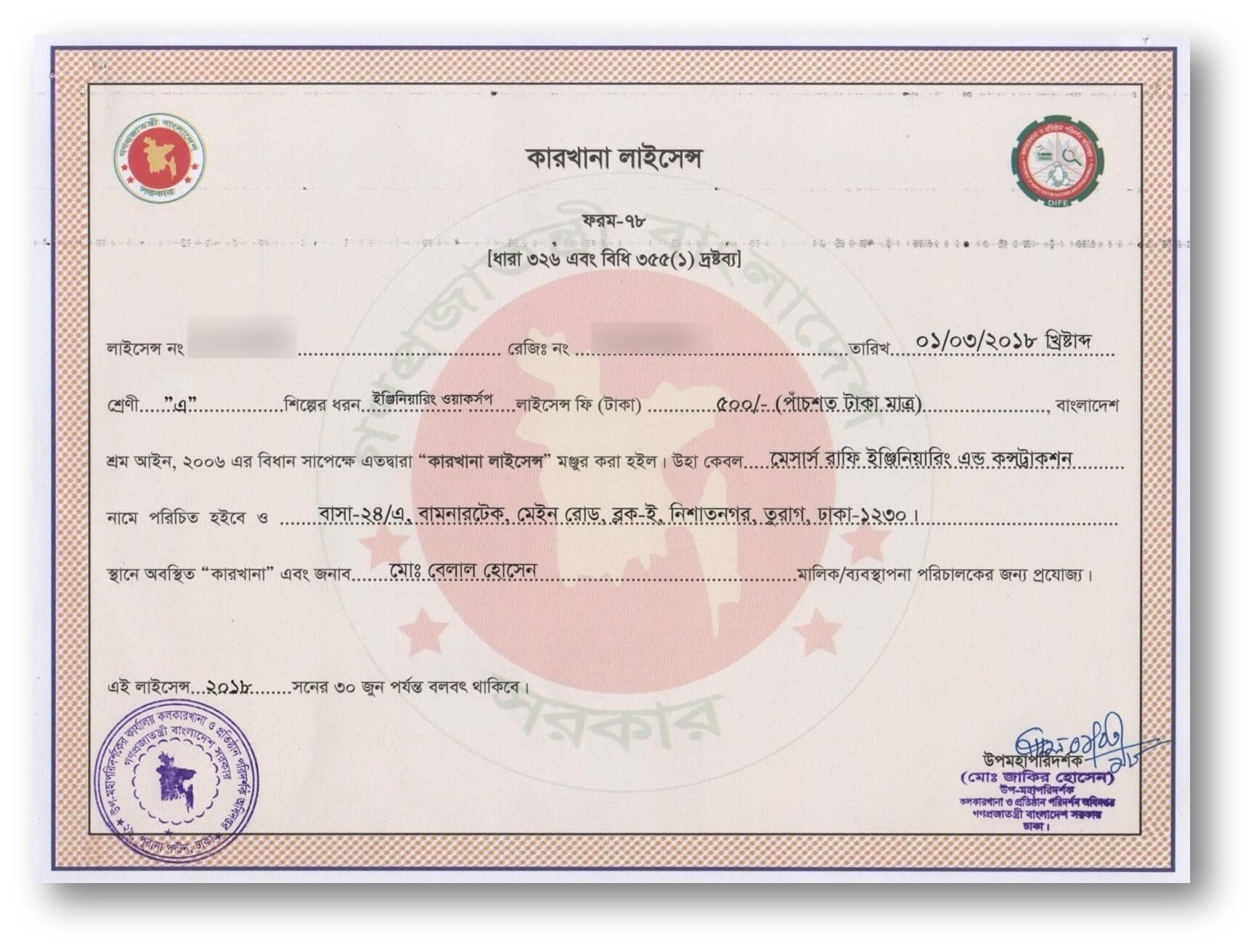 certificates